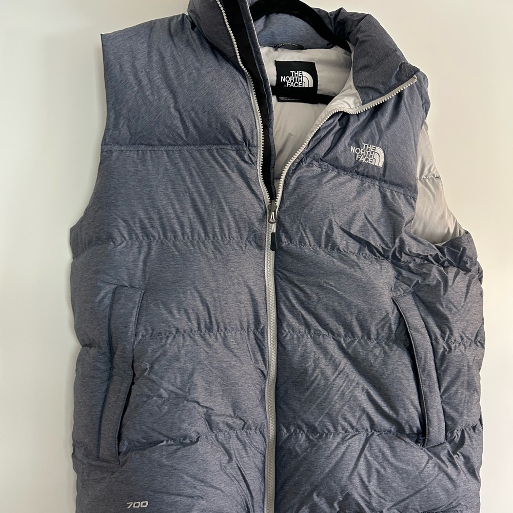 The North Face Blue Puffer Vest